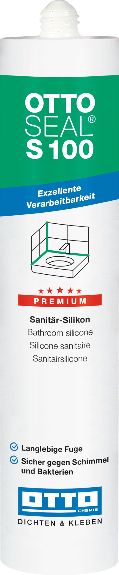 Ottoseal® S100 - Das Premium-Sanitär-Silicon