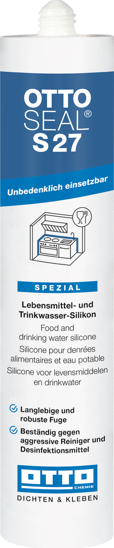 OTTOSEAL® S27 Das Lebensmittel- und Trinkwasser-Silikon 