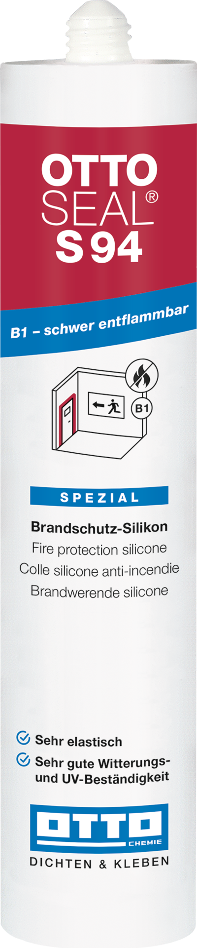 OTTOSEAL® S94 Das neutrale Brandschutz-Silikon B1 