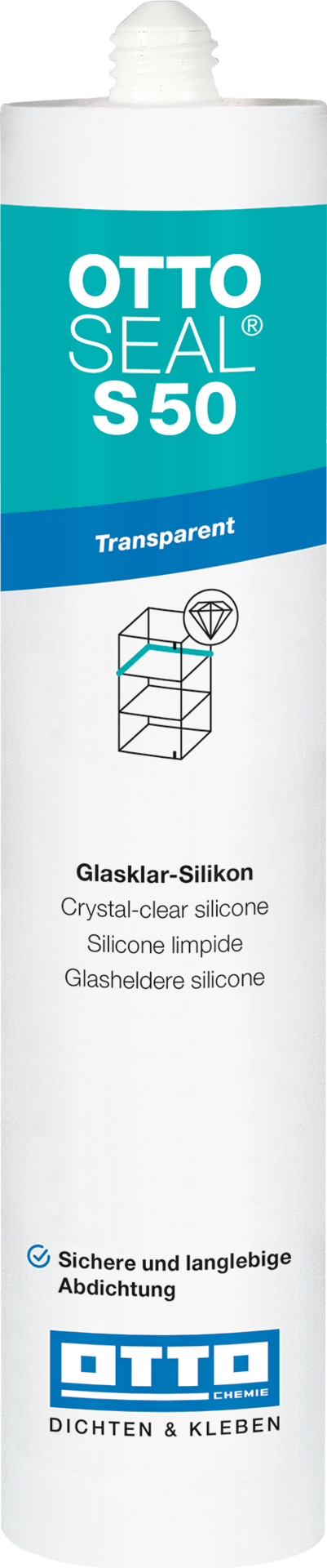 OTTOSEAL® S50 Das Glasklar-Silicon 