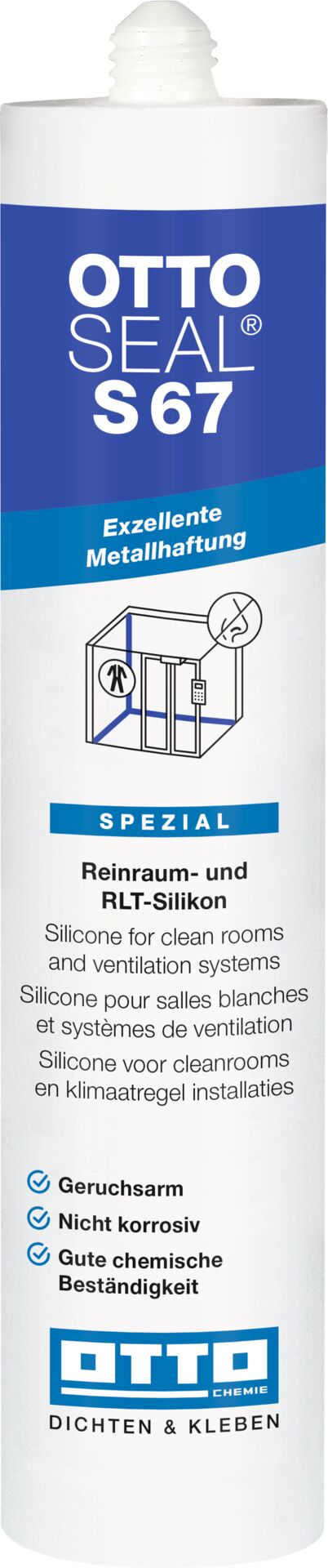 OTTOSEAL® S67 Das geruchsarme Reinraum- und RLT-Silikon 