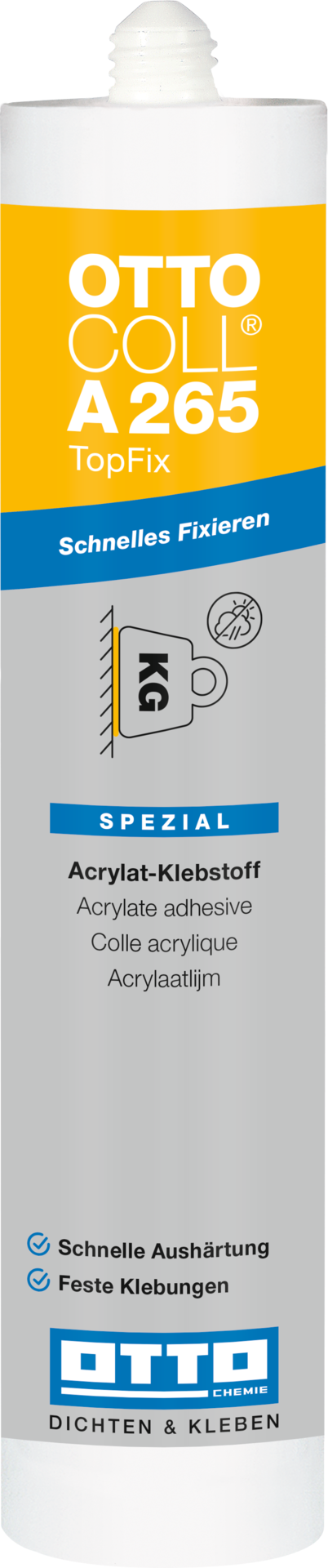 OTTOCOLL®  A265 TopFix Der superschnelle Fixierklebstoff 